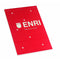 Schrijfblok ENRI Rood A4 80 Lakens 4 mm (5 Stuks)