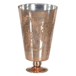 Decoratieve Bloem Fluitglas Koper 18 x 18 x 31 cm