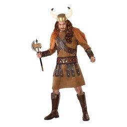 Kostuums voor Volwassenen 113985 Bruin (3 pcs) Viking Man Maat XS/S