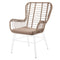 Tuinstoel Ariki 63 x 67 x 97 cm Staal Wit