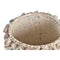 Vaas DKD Home Decor 17 x 17 x 19 cm Porselein Bruin Mediterrane