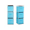 Planken Blauw Wit Polypropyleen Ijzer TNT (Non Woven) 35 x 35 x 102 cm (6 Stuks)
