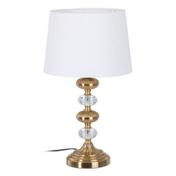 Bureaulamp 30 x 30 x 52 cm Synthetisch materiaal Gouden Metaal