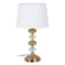 Bureaulamp 30 x 30 x 52 cm Synthetisch materiaal Gouden Metaal