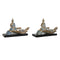 Decoratieve figuren DKD Home Decor 25,7 x 8 x 16 cm Blauw Boeddha Turkoois Orientaals Decapé (2 S...