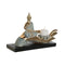 Decoratieve figuren DKD Home Decor 25,7 x 8 x 16 cm Blauw Boeddha Turkoois Orientaals Decapé (2 S...