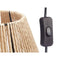 Bureaulamp 40 W Touw Bruin Zwart 17,5 x 37 x 17,5 cm (6 Stuks)