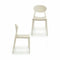 Keukenstoel Wit Plastic 41 x 81 x 49 cm (4 Stuks)