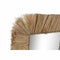 Wandspiegel DKD Home Decor Kristal Natuurlijk Jute (55 x 3 x 55 cm)