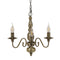 Plafondlamp 38 x 38 x 80,5 cm Gouden Metaal