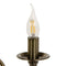 Plafondlamp 38 x 38 x 80,5 cm Gouden Metaal