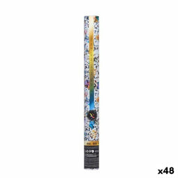 Confettikanon Multicolour Papier Karton Plastic 5 x 49 x 5 cm (48 Stuks)