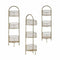Planken Gouden Metaal 21,2 x 97 x 28,5 cm (4 Stuks)