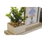 Fotolijsten Home ESPRIT Natuurlijk Metaal Hout MDF Scandinavisch 43 x 8 x 19 cm