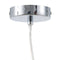 Plafondlamp Kristal Zilver Ijzer