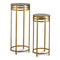 Set van 2 tafels Kristal Metaal (2 pcs)