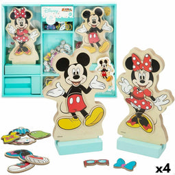 Figuren Disney 54 Onderdelen 4 Stuks 11,5 x 17,5 x 1,2 cm