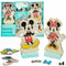 Figuren Disney 54 Onderdelen 4 Stuks 11,5 x 17,5 x 1,2 cm
