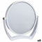 Vergrotende Spiegel Wit Kristal Plastic 19 x 18,7 x 2 cm (6 Stuks)