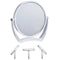 Vergrotende Spiegel Wit Kristal Plastic 19 x 18,7 x 2 cm (6 Stuks)