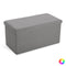 Kastbank Lengte Verwijderbaar Linnen Hout MDF (38 x 37,5 x 76,5 cm) Kleur Mosterd