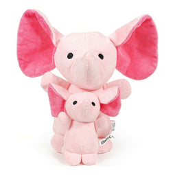 Knuffel voor honden Gloria Hoa Roze Olifant Polyester EVA-rubber