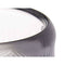 Kaarshouder Strepen Grijs Kristal 9 x 9,5 x 9 cm (12 Stuks)