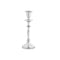Kroonkandelaar Zilverkleurig Aluminium 4,5 x 20 x 7,5 cm (8 Stuks)