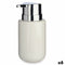 Zeepdispenser Berilo J1017-A-BLANCO Wit Zilverkleurig Metaal Keramisch 300 ml 7 x 14,5 x 8,5 cm (...