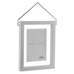 Fotolijstje Diamond Wit Plastic Afmeting 13 x 18 cm