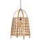 Plafondlamp 33,5 x 33,5 x 48,5 cm Natuurlijk Bamboe