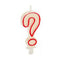 Kaars ? Rood Wit Verjaardag (12 Stuks)