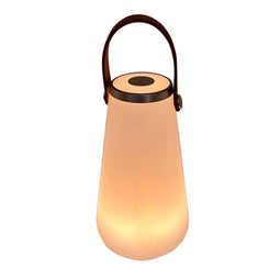 Zonnelamp DKD Home Decor Bruin Polyethyleen Wit Polyurethaan (13.5 x 13.5 x 23 cm)