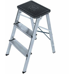 Opvouwbare ladder met 3 tredes EDM Aluminium (40 x 14 x 82 cm)