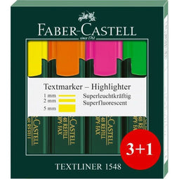 Markering Faber-Castell 4 Onderdelen (65 Stuks)