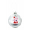 Kerstbal Peppa Pig Cosy corner Ziverachtig 10 Stuks Plastic (Ø 6 cm)