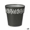 Zelfwaterende bloempot Stefanplast Gaia Antraciet Plastic 19 x 19 x 19 cm (12 Stuks)