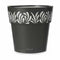 Zelfwaterende bloempot Stefanplast Gaia Antraciet Plastic 19 x 19 x 19 cm (12 Stuks)