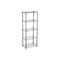 Planken 56 x 35 x 160 cm Zwart Metaal Plastic