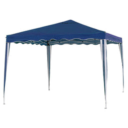Pergola Staal 300 x 300 x 250 cm Blauw
