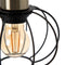 Plafondlamp Zwart Gouden Metaal 16 x 16 x 30 cm