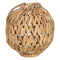 Lykta Kaarshouder Lykta Beige Metaal Kristal Waterhyacint 34 x 34 x 36 cm