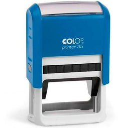 Zegel Colop 30 x 50 mm Blauw