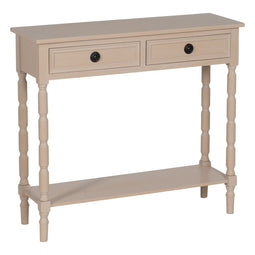 Console Wit Dennenhout Hout MDF 90 x 30 x 81 cm