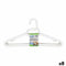 Kleerhangerset Dem Wit Plastic 12 Onderdelen 38 x 17,5 cm (8 Stuks)