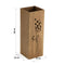 Paraplyställ Blommor Hout MDF (22 x 48 x 22 cm) Kleur Natuurlijk