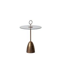 Bijzettafel Gouden Kristal Ijzer 50 x 50 x 75,5 cm