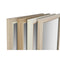 Wandspiegel Home ESPRIT Wit Bruin Beige Grijs Kristal polyestyreen 66 x 2 x 92 cm (4 Stuks)