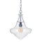 Plafondlamp 28 x 28 x 33 cm Kristal Metaal Zilver