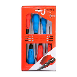 Schroevendraaierset Jetech Tool 4x75, 5x10, 6x125 mm (6 pcs)